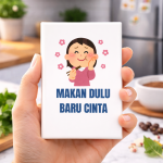 Fridge Magnet Kulkas Rectangle Kata Kata Lucu size 54 x 78 cm